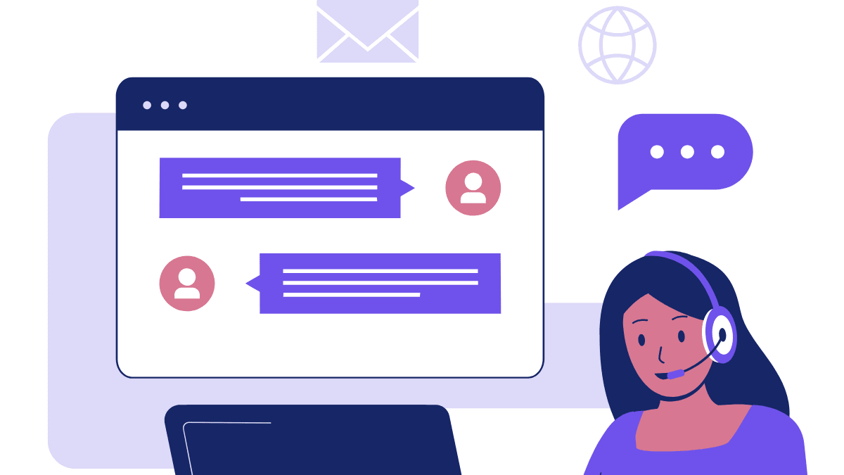 Live chat support services by L4RG providing instant responses, customer engagement, and real-time assistance.
